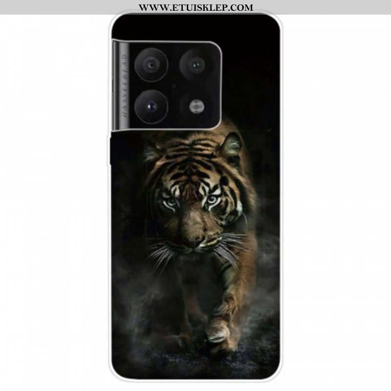 Futerały do OnePlus 10 Pro 5G Elastyczny Tygrys We Mgle